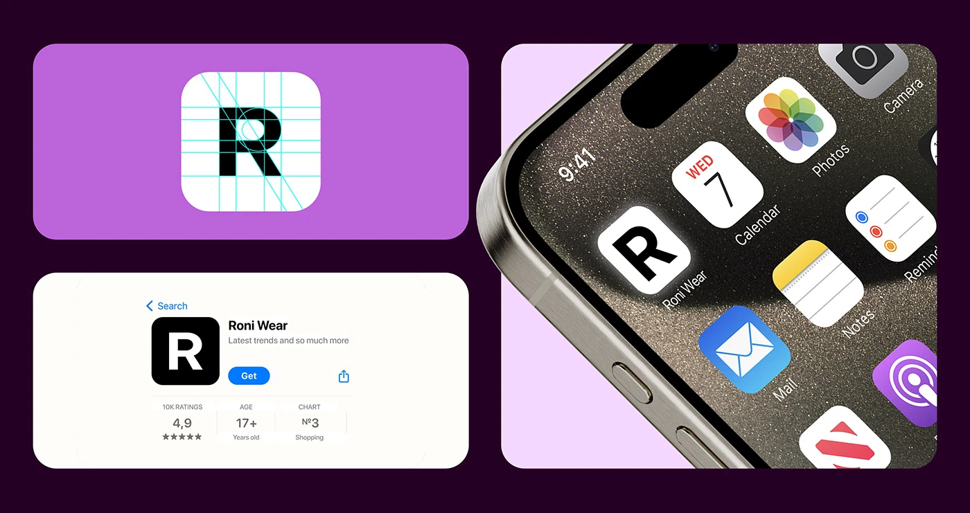 Roni App Icon & App Store Listing